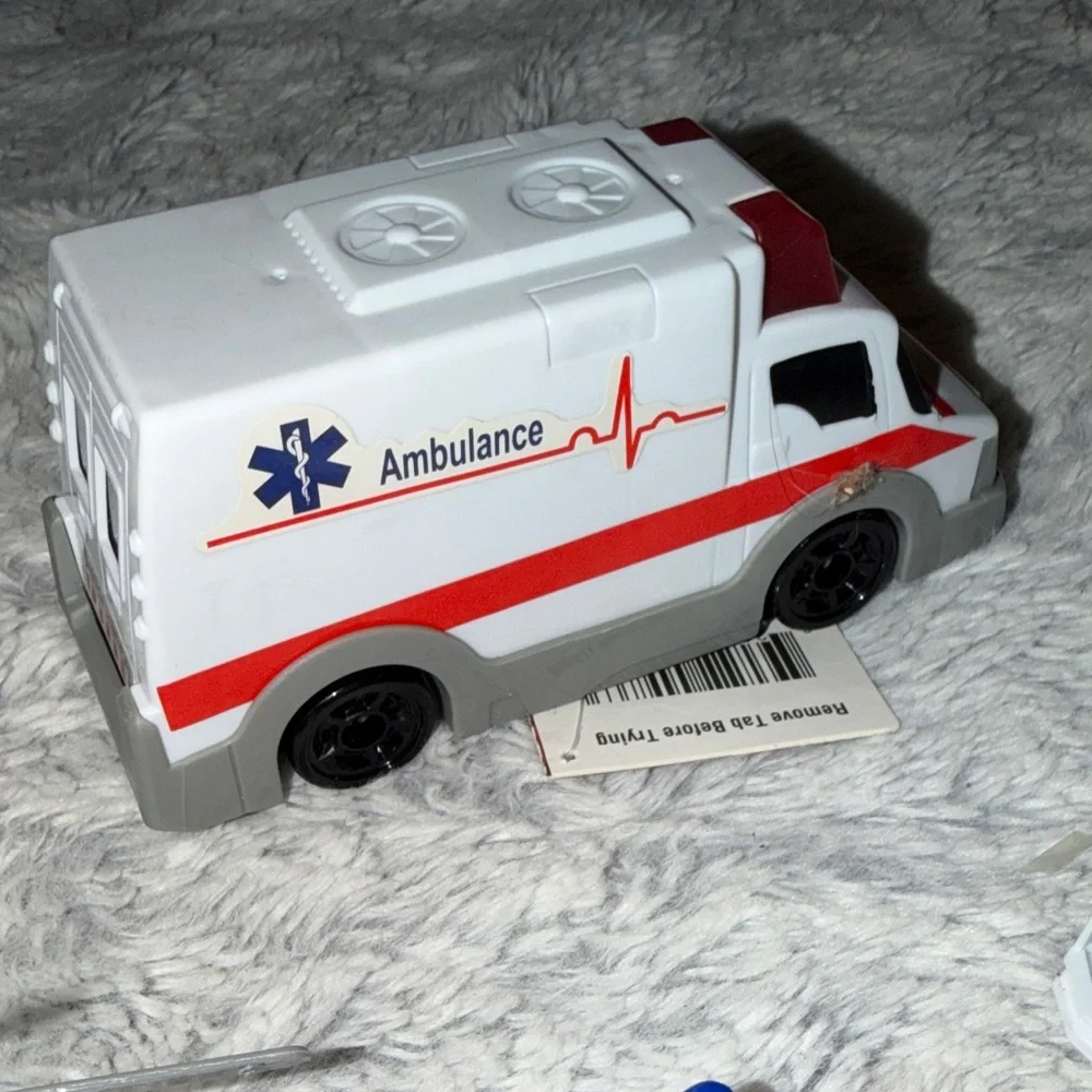 Emergency Vehicle Set Helicopter Fire‎ Rescue Truck Ambulance